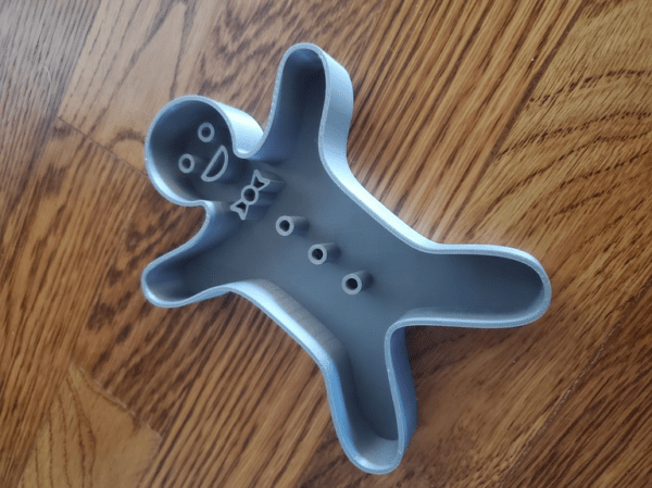 Gingerbread cookie cutter 3d printed