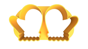 Mittens Cookie Cutters 3d printed