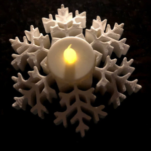 Snowflake Tealight Candle Holder