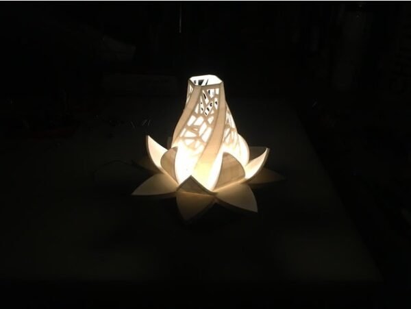 Nested Lotus Blossom Tealight Candle Holder