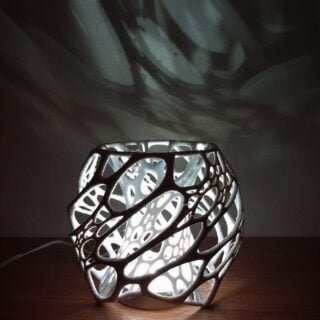 Geometric 3D Printed Lamp