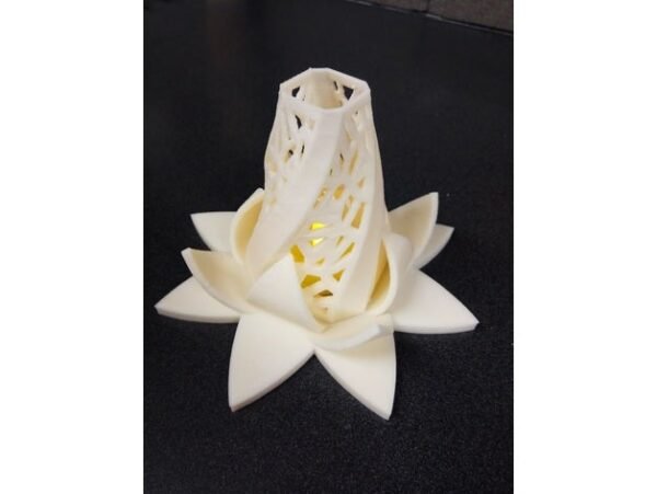 Nested Lotus Blossom Tealight Candle Holder