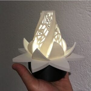 Nested Lotus Blossom Tealight Candle Holder