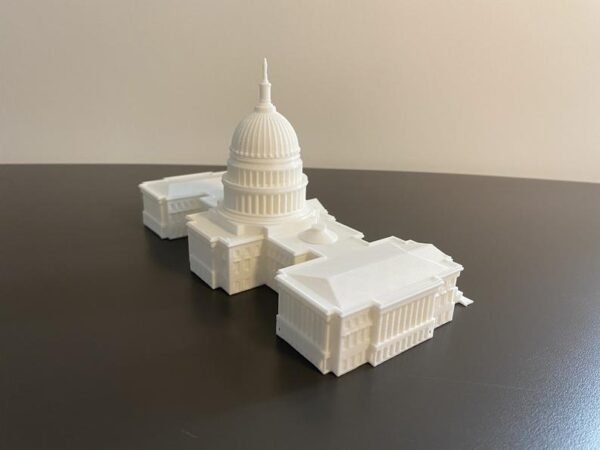 LARGE US Capitol Building Replica Washington DC 3d printed