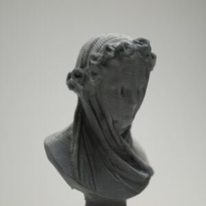 The Veiled Lady Sculpture 3d printed