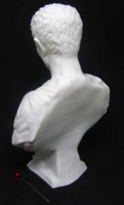 3D printed replica of the Julius Caesar Bust