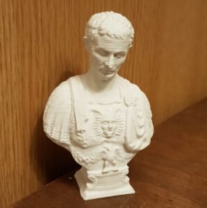 3D printed replica of the Julius Caesar Bust