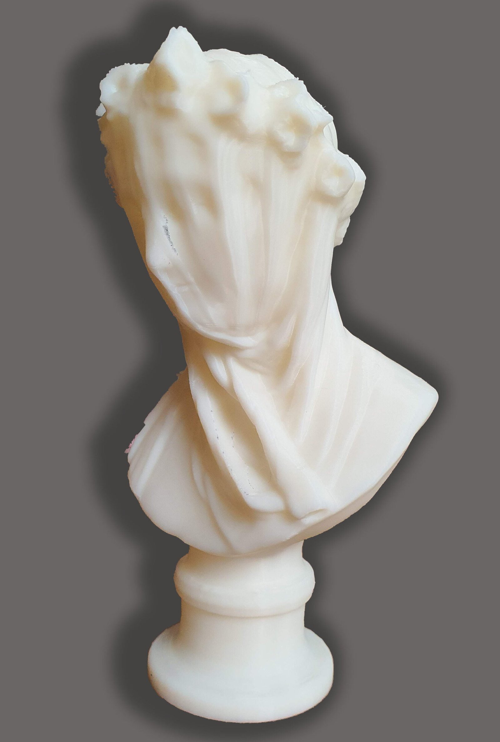 The Veiled Lady Sculpture 3d printed