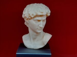Head of Michelangelo's David Desk Decor Mini Versions