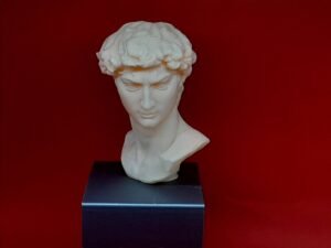 Head of Michelangelo's David Desk Decor Mini Versions