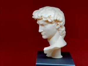 Head of Michelangelo's David Desk Decor Mini Versions