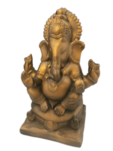 Statue of Ganesha Murti son of Shiva and Parvati the god of opportunity Raja Dinkar Kelkar Museum Pune India