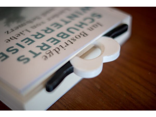 Heart Shaped Ring Book Holder - One hand book holder - Thumb holder - 3D printed