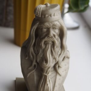 Albus Dumbledore Bust 3d printed Bronze