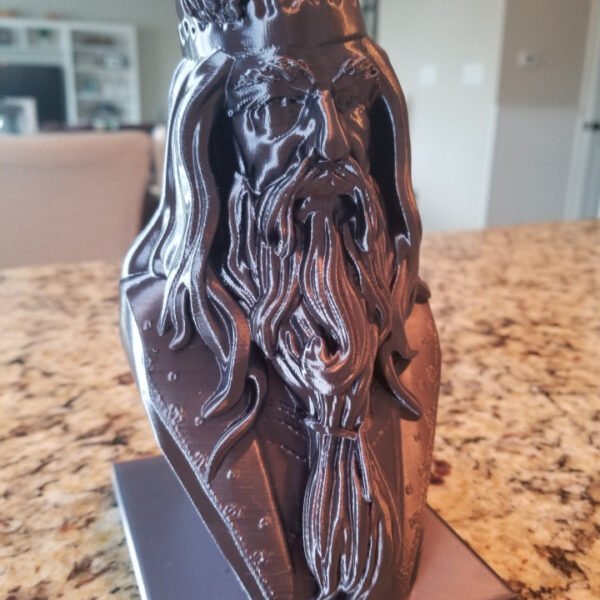 Albus Dumbledore Bust 3d printed Silver