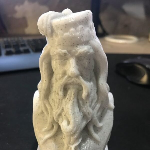 Albus Dumbledore Bust 3d printed Marble