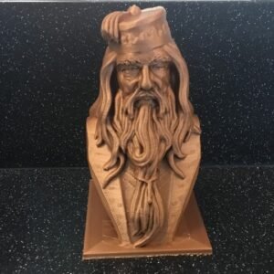Albus Dumbledore Bust 3d printed Bronze