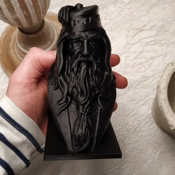 Albus Dumbledore Bust 3d printed Black