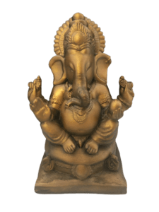 Statue of Ganesha Murti son of Shiva and Parvati the god of opportunity Raja Dinkar Kelkar Museum Pune India