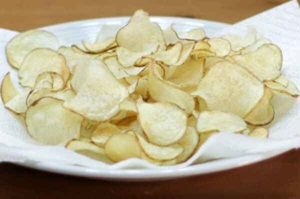 Homemade Dry Potato Wafers Extra Thin Super Healthy - Raw Aloo Chips Fryums (Crunchy) Aalu Ke Chips - Dry Kacchi Potato Chips (900g)