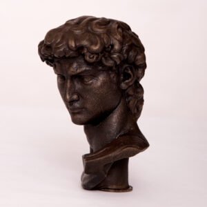 Head of Michelangelo's David Desk Decor Mini Versions