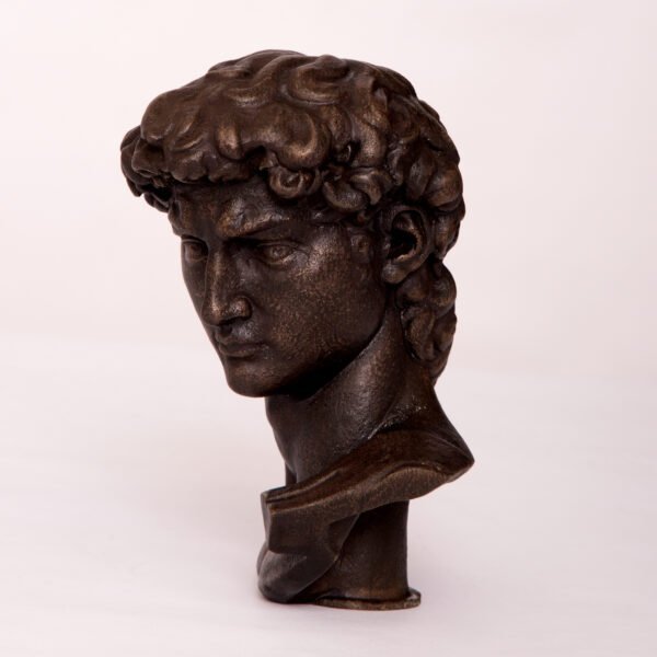 Head of Michelangelo's David Desk Decor Mini Versions