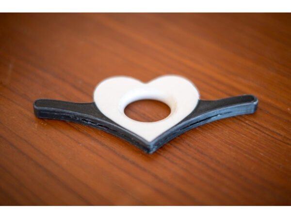 Heart Shaped Ring Book Holder - One hand book holder - Thumb holder - 3D printed