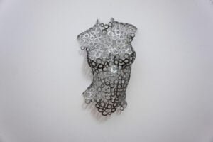 Large Woman Model Statue – Lifesize Torso Sculpture – Female Bust – Handmade metal Wall Art