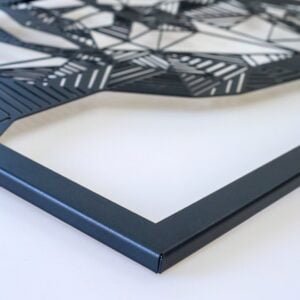 Abstract Woman Art Face Metal Wall Sculpture Home Decor