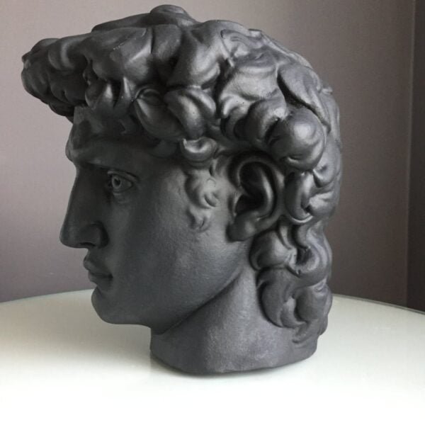 Desk Sculpture David Statue Head Planter Pen Holder