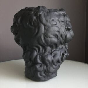 Desk Sculpture David Statue Head Planter Pen Holder