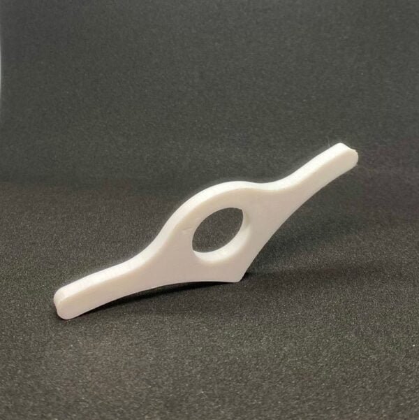 Book ring - One hand book holder - Thumb holder - 3D printed White