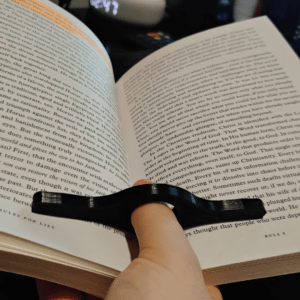 Book ring - One hand book holder - Thumb holder - 3D printed
