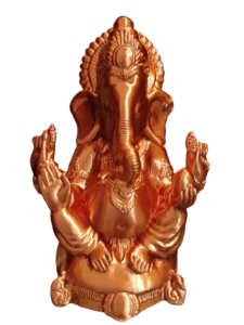 Statue of Ganesha Murti son of Shiva and Parvati the god of opportunity Raja Dinkar Kelkar Museum Pune India