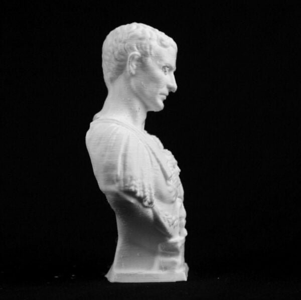 3D printed replica of the Julius Caesar Bust