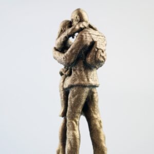 Meet Me Statue at St Pancras Station London - 3D Printed Replica - Home Decor Centerpiece