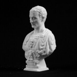 3D printed replica of the Julius Caesar Bust