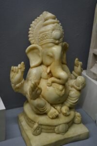 Statue of Ganesha Murti son of Shiva and Parvati the god of opportunity Raja Dinkar Kelkar Museum Pune India