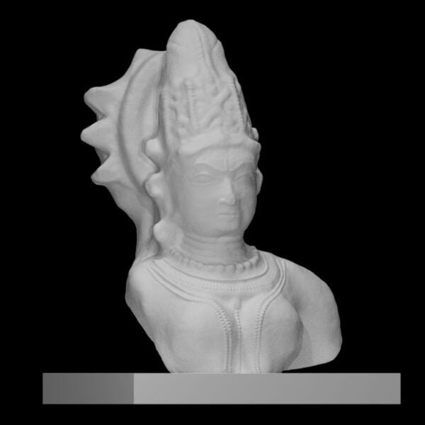 bust statue depicting Lakshmi or Laxmi