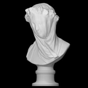 The Veiled Lady Sculpture 3d printed