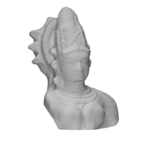 bust statue depicting Lakshmi or Laxmi