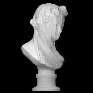 The Veiled Lady Sculpture 3d printed