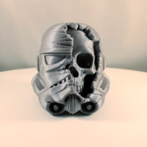 3D Printed 5" Star Wars Inspired Deathtrooper Stormtrooper Skull Model Display