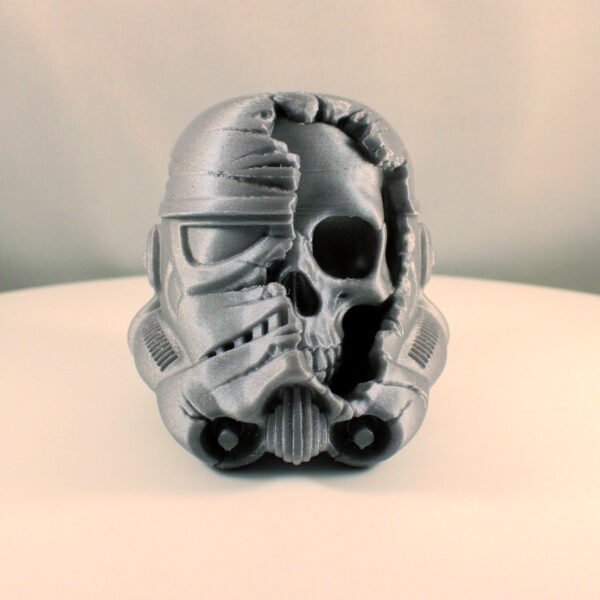 3D Printed 5" Star Wars Inspired Deathtrooper Stormtrooper Skull Model Display