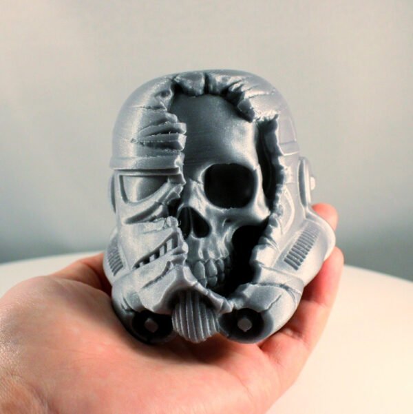 3D Printed 5" Star Wars Inspired Deathtrooper Stormtrooper Skull Model Display