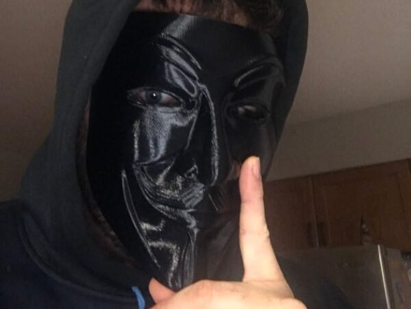 Anonymous mask - Guy Fawkes mask - V for Vendetta mask - Freedom mask - Collectible