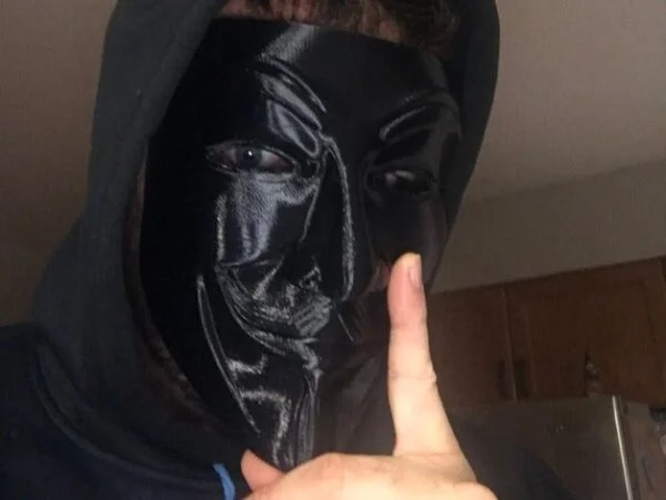 Anonymous mask - Guy Fawkes mask - V for Vendetta mask - Freedom mask - Collectible