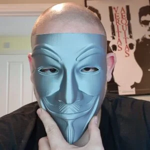 Anonymous mask - Guy Fawkes mask - V for Vendetta mask - Freedom mask - Collectible