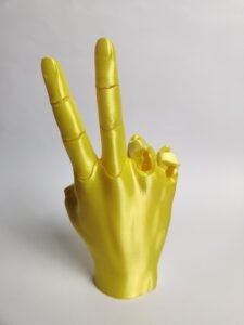 LARGE Hand Jointed Movable posable sign fist life-size severed scary hand mannequin body parts MALE