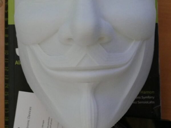 Anonymous mask - Guy Fawkes mask - V for Vendetta mask - Freedom mask - Collectible